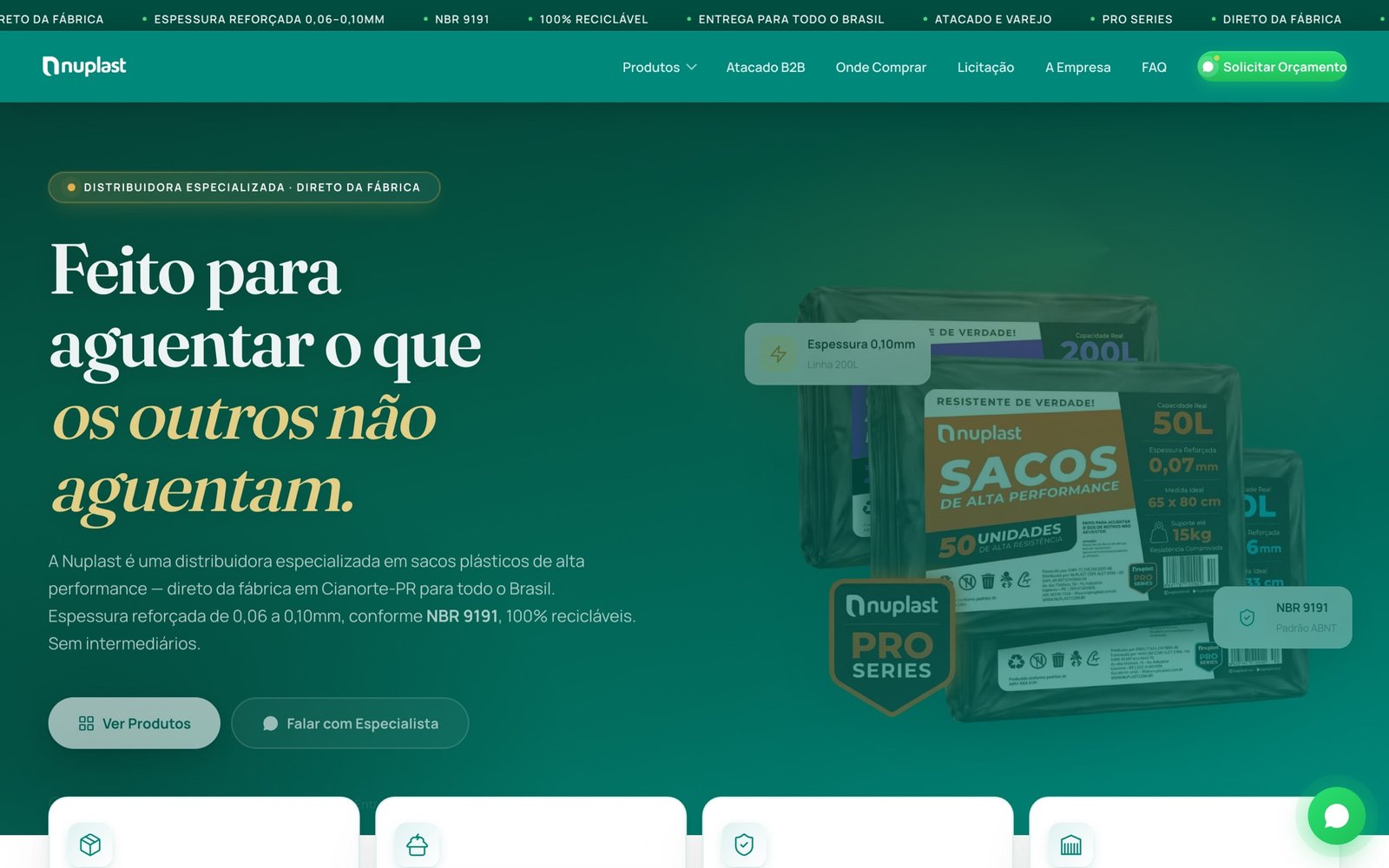 Site da Nuplast