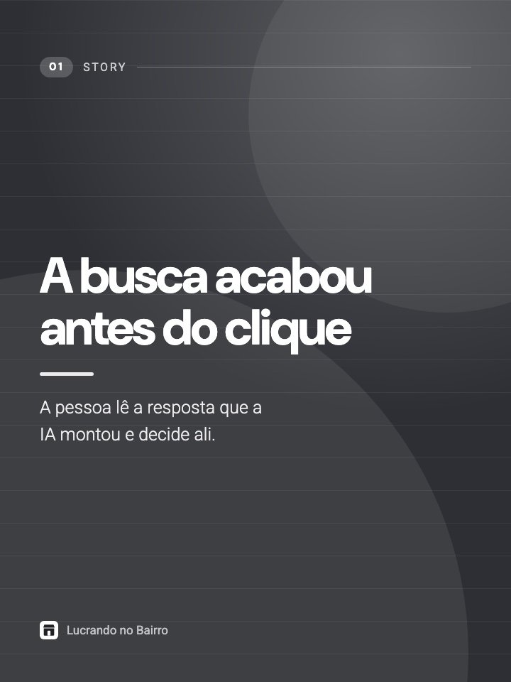 Story: SEO e GEO: aparecer no Google e nas respostas de IA